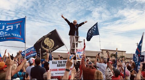 Roger Stone held a rally near Senator Rick Scott’s house