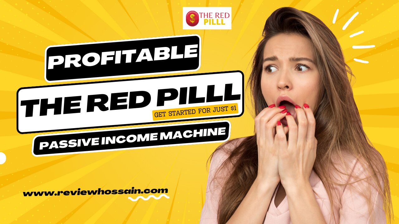 The Red Pilll Review - How Profitable Passive Income Machine