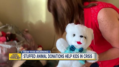 Wesley Chapel woman leads effort to help first responders support kids with stuffed animals