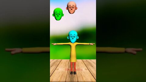 Match The Right Head | Motu patlu | wrong head puzzle #shorts #cartoon #ytshorts @WrongHeads