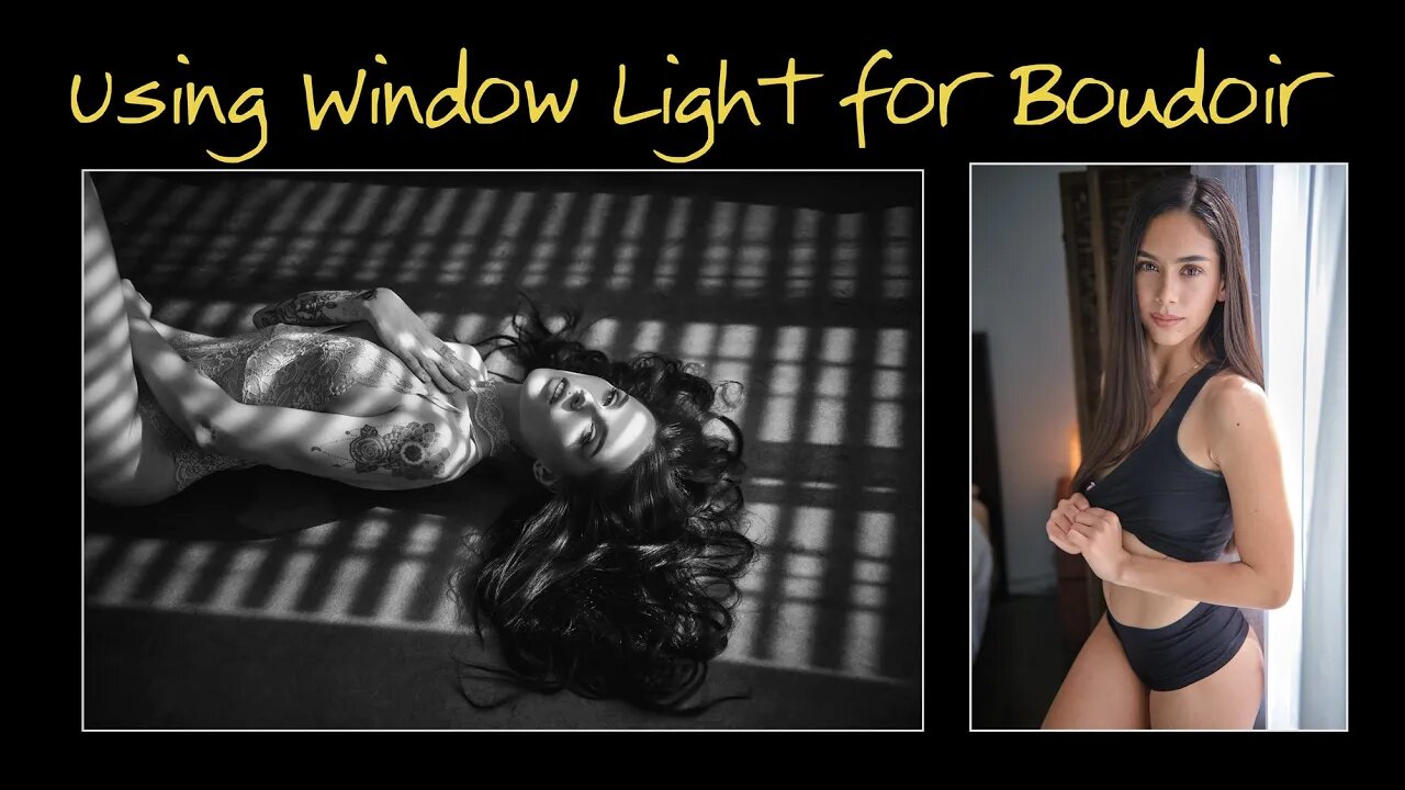 Using Window Light For Beautiful Boudoir Images