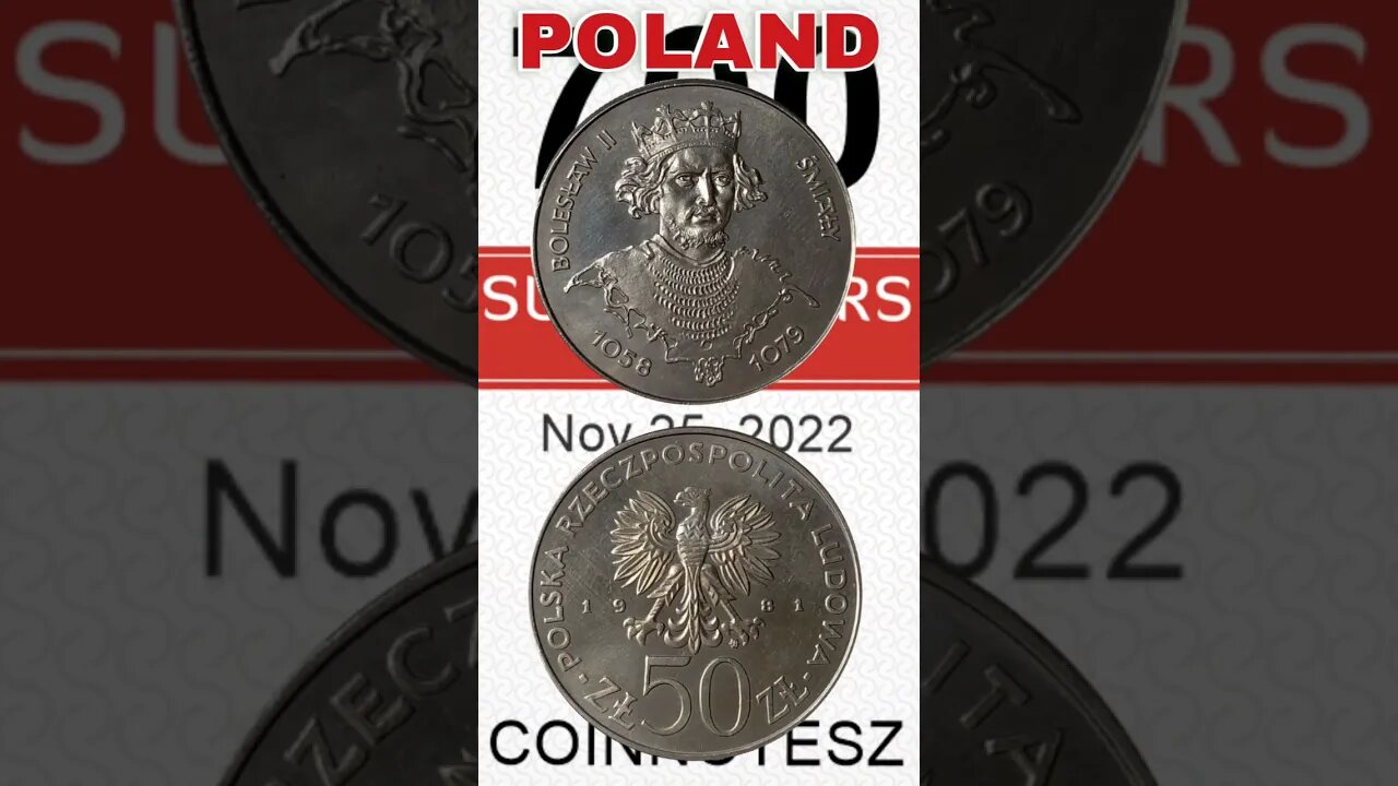 Poland 50 Zlotych 1981.#shorts #coinnotesz #viral
