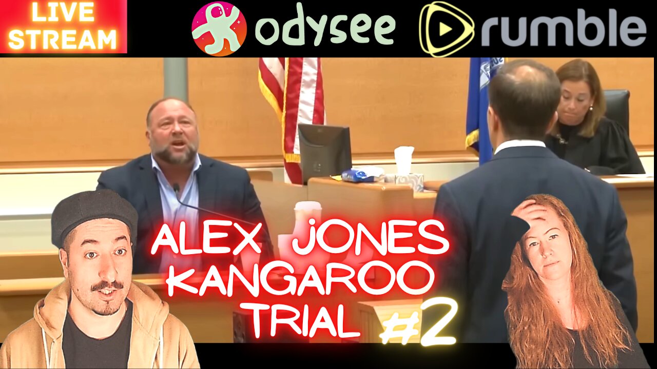 ALEX JONES Kangaroo Trial #2 - Live Reaction