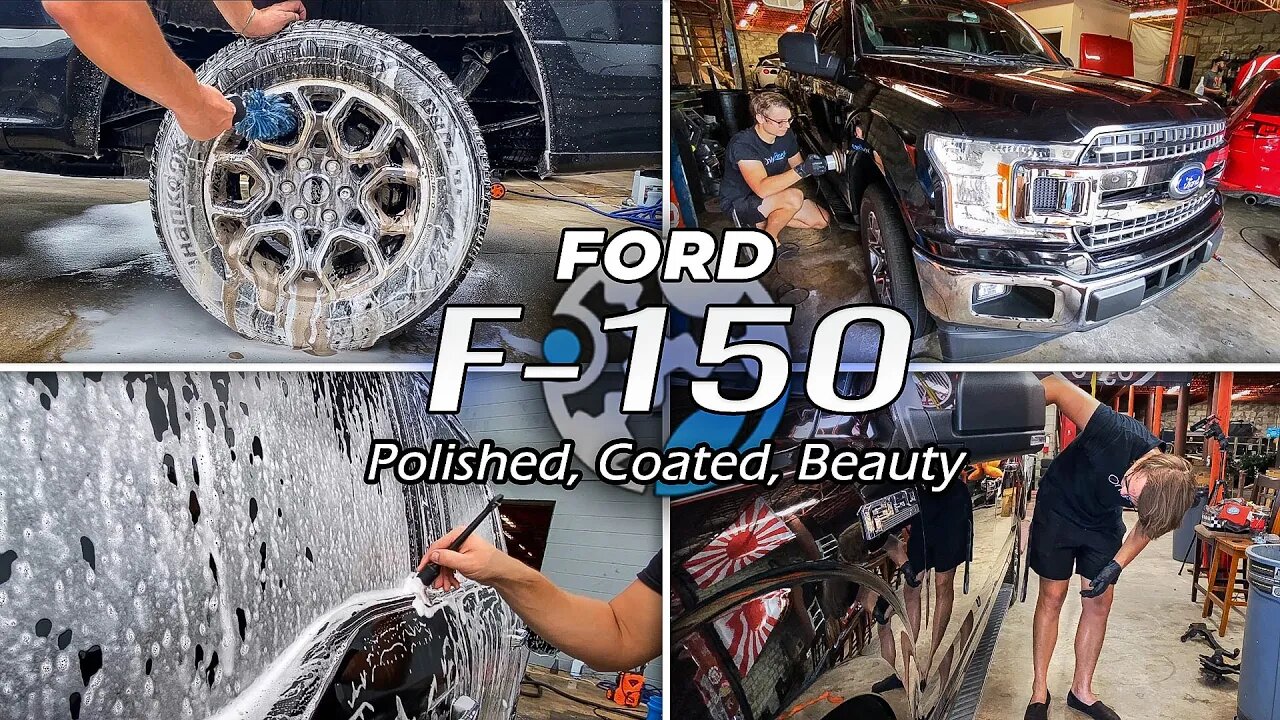 Ford F150 | From The Body Shop to Correction | Swirled, Messed UP Black Paint, Polished & Coated!!