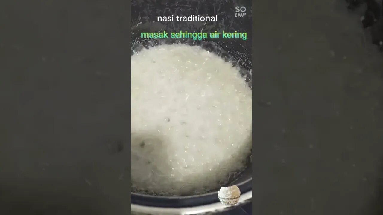 #shorts masak nasi Cara dulu dulu tanpa rice cooker