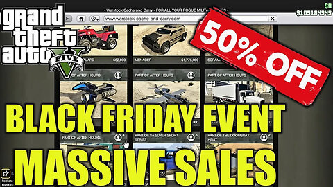 BLACK FRIDAY PS5 GTA 5 Online Deals Are INSANE!