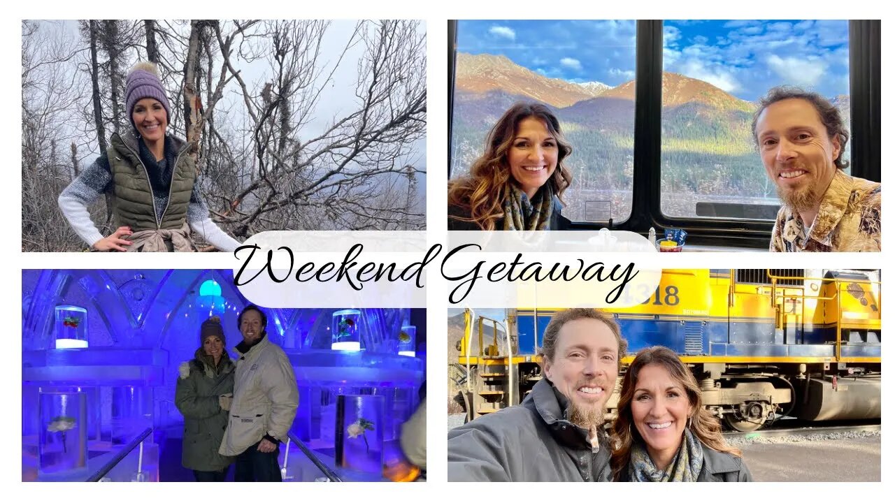 Couples Getaway In Alaska 🍁 Riding The Alaskan Railroad 🍁 Chena Hotspings