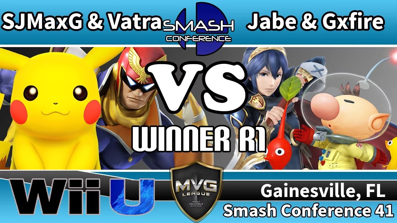 SJMaxG & Vatra vs. Jabe & Gxfire - Teams SSB4 Winners R1 - Smash Conference 41