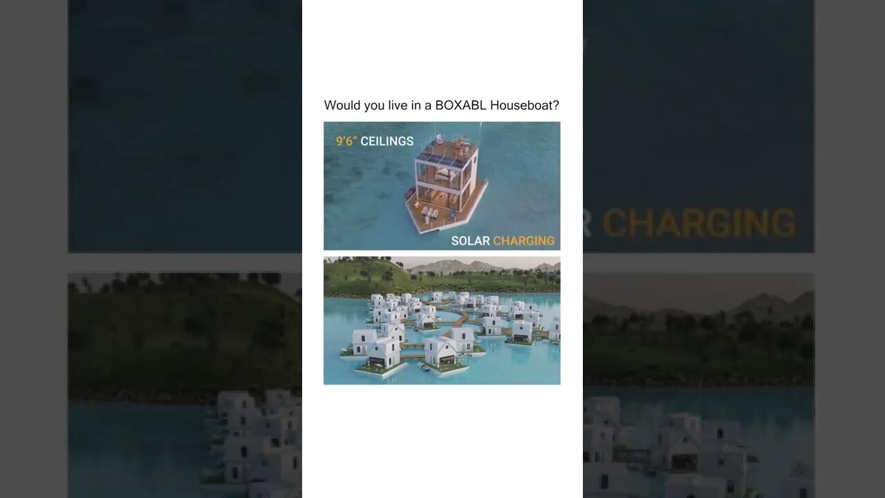 INCREDIBLE BOXABL Boathouse!