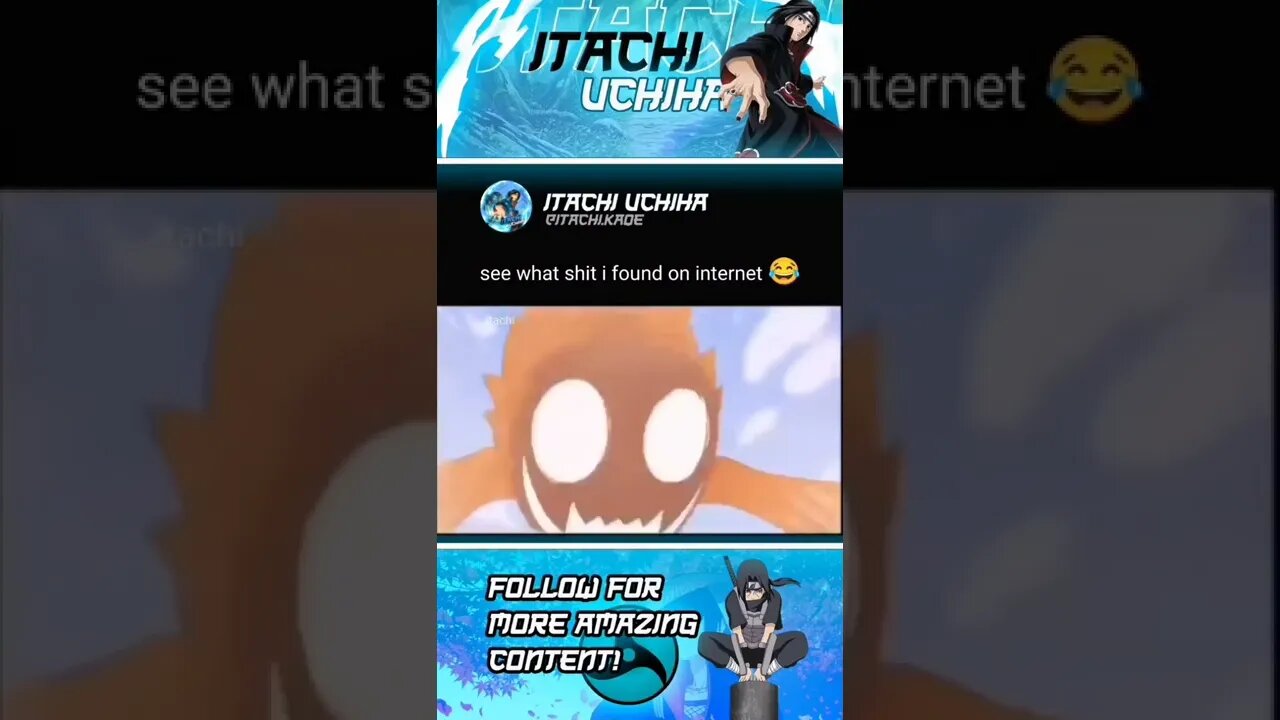 Too funny not to like it 🥺🥺🥺💯💫💥 #shorts #shortsvideo #naruto #kurama #funny #fun