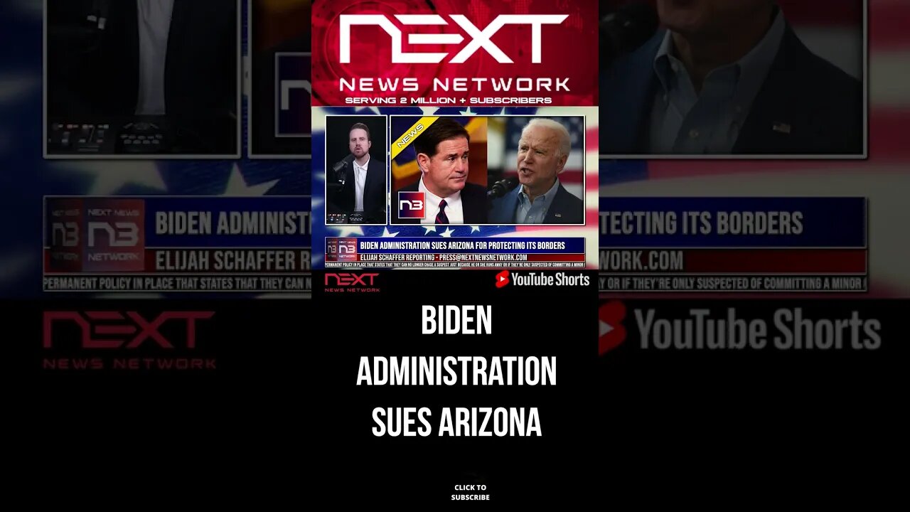 Biden Administration Sues Arizona for Protecting its Borders #shorts