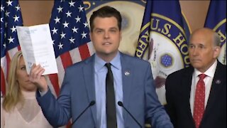 Rep Gaetz Tells Democrats What’s Going To Happen When GOP Takes Power in 2022