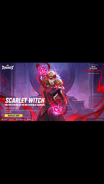PURE CHAOS! Scarlet Witch's New Skin! #rivalsassemble #marvelrivals #shorts