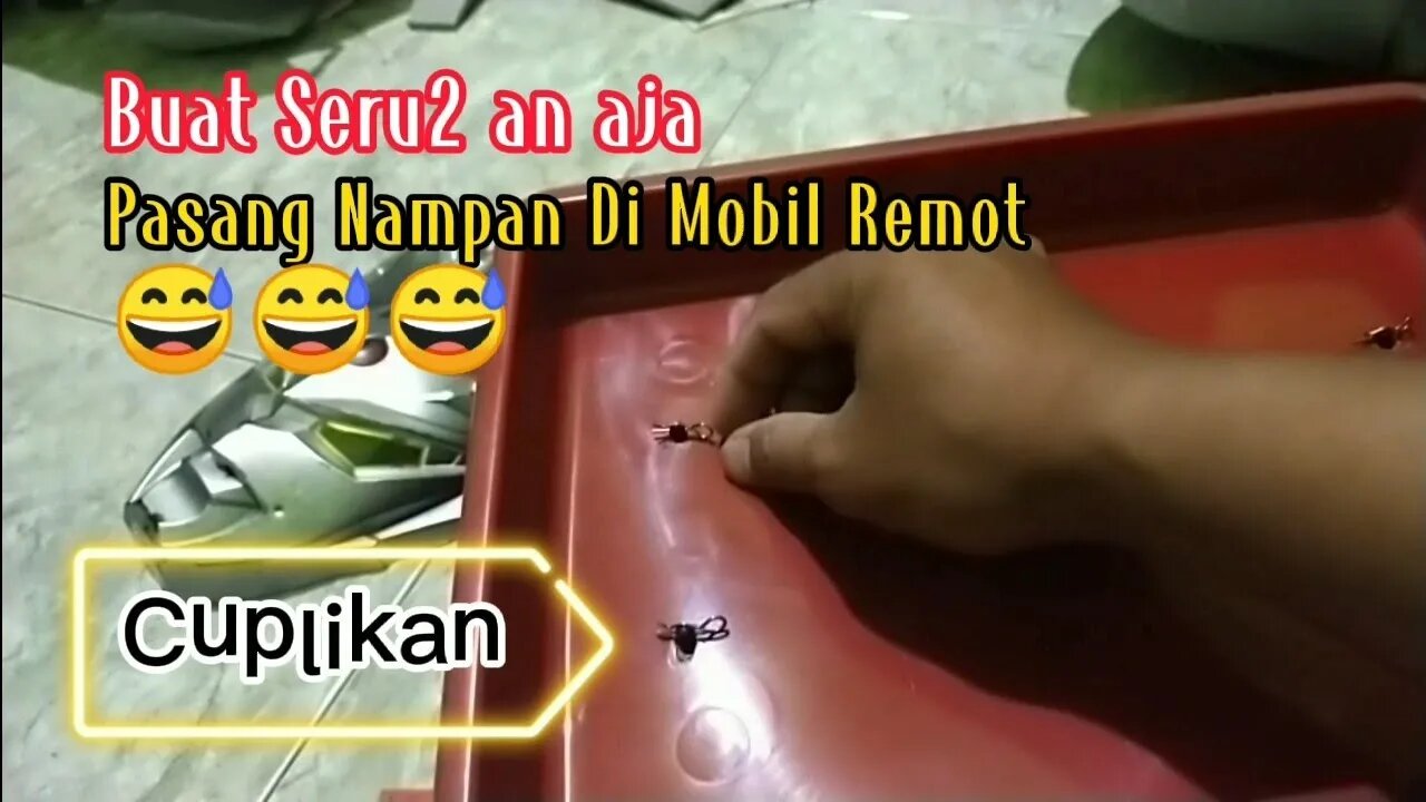 Mobil Remot body nya saya ganti pke Nampan || Nantinya bisa naruh belanjaan 🤣