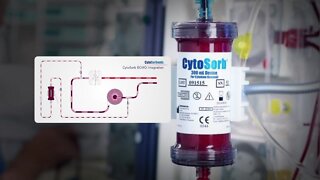 Could this blood filter not yet FDA approved save COVID-19 patients?