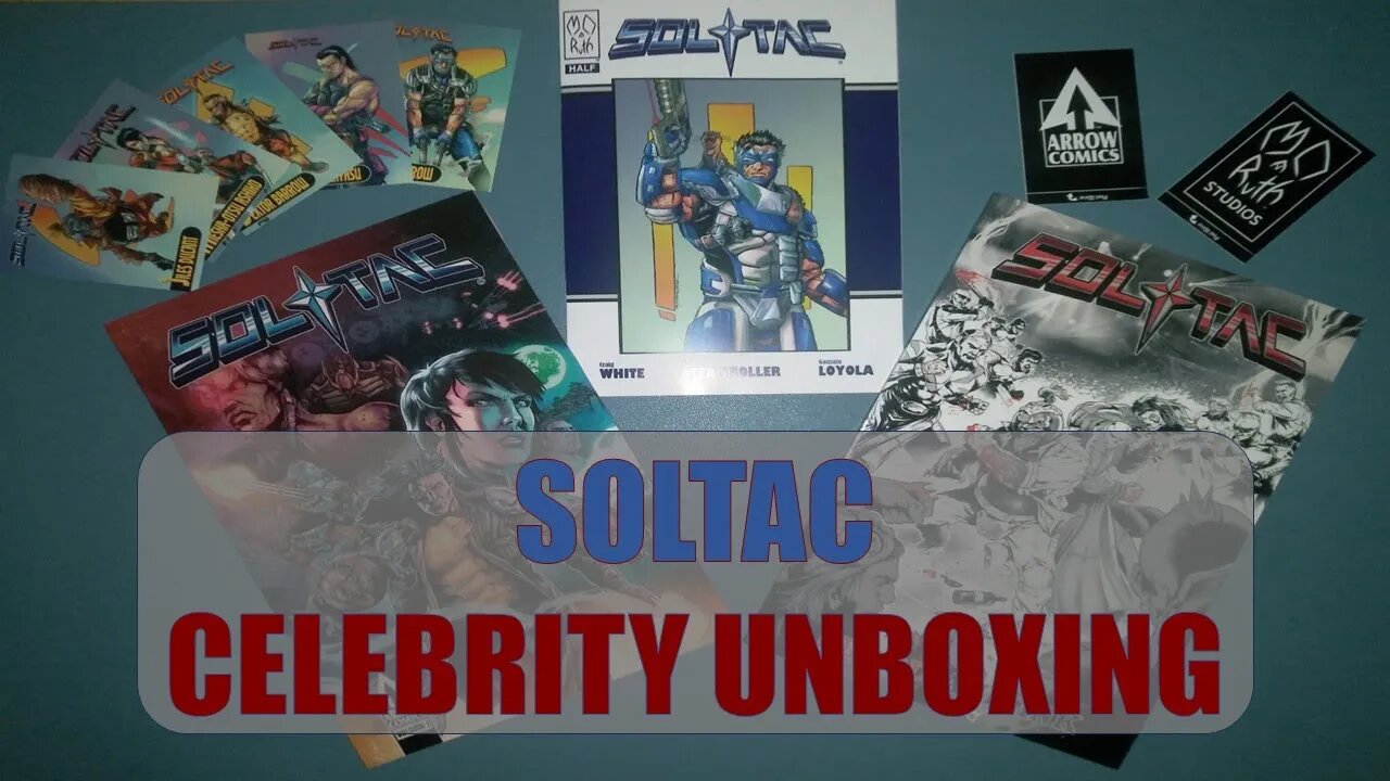 Celebrity | Unboxing | Indie Comic Book | Soltac