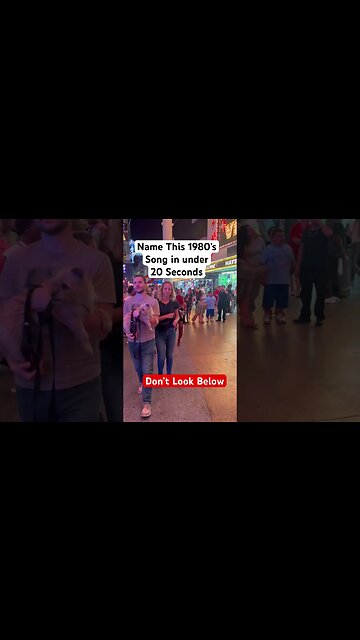 Everybody have fun tonight and try to name this song in less than 20 seconds. Don’t cheat Randy