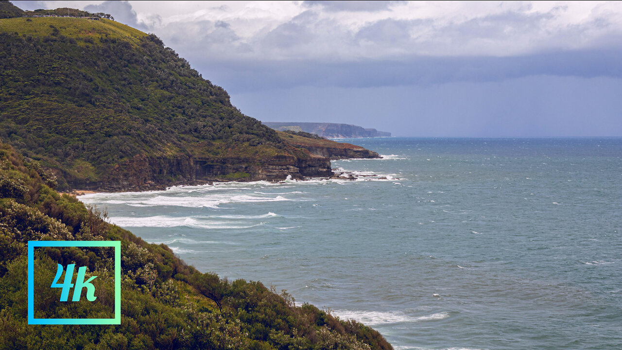 4K Sea Cliff Walking Tour (2021) Sydney Australia.