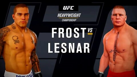 EA Sports UFC 4 Gameplay Brock Lesnar vs Isaac Frost
