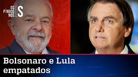 Nova pesquisa traz alta de Bolsonaro e queda de Lula