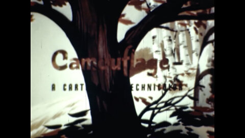 1944, WALT DISNEY FILM, EDUCATIONAL, CAMOUFLAGE CARTOON