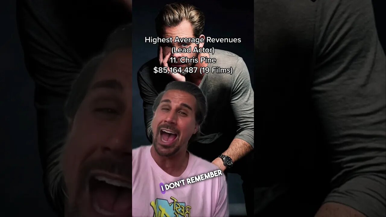 CHRIS PINE IS A STAR #shorts