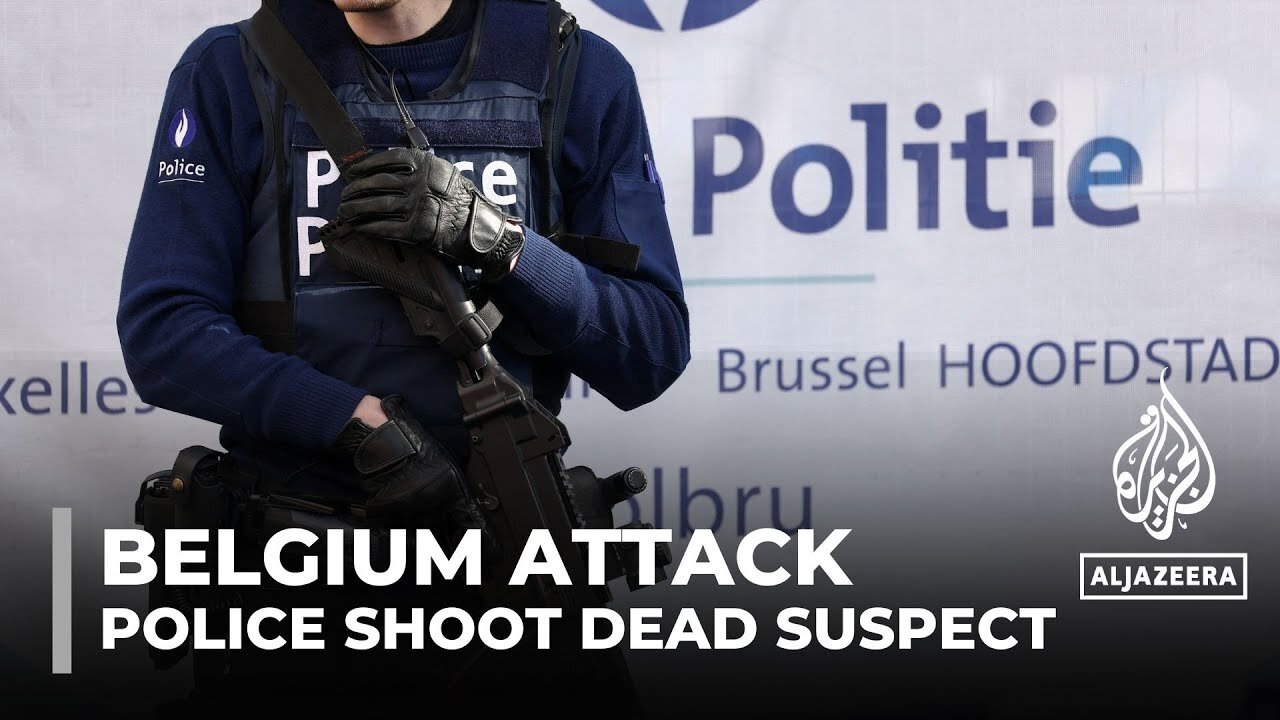 Brussels shooting: Police shoot dead man suspected of killing two Swedes