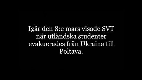 Studenter som evakueras från Ukraina. Jag ringer regeringen.