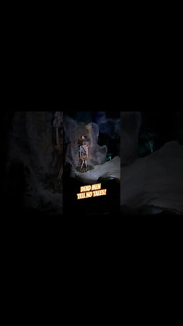 Dead Man’s Beach in Pirates of the Caribbean #disneyland #pirates #deadmentellnotales