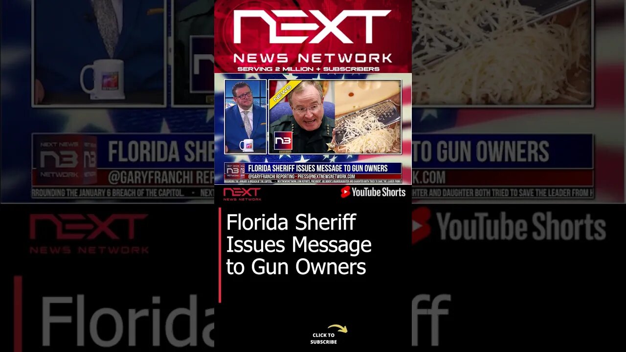 Florida Sheriff Issues Message to Gun Owners #shorts