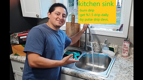 KITCHEN SINK. burn DRIP TOKENS and earn %1.5 on it. BURN IT UP!