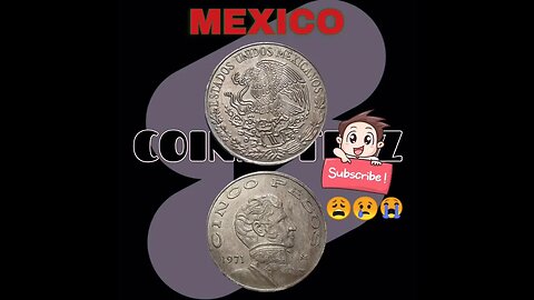 MEXICO 5 PESOS 1971. #shorts #viral #coinnotesz