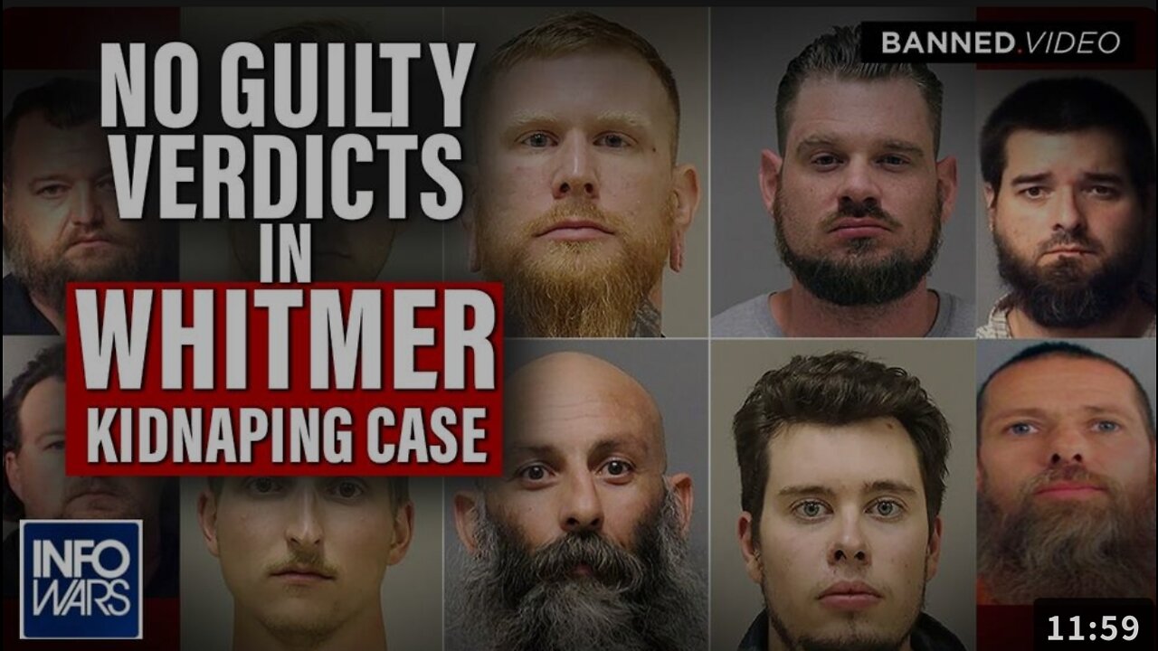 Jury Finds Gov. Whitmer Kidnappers Not Guilty In FBI False Flag