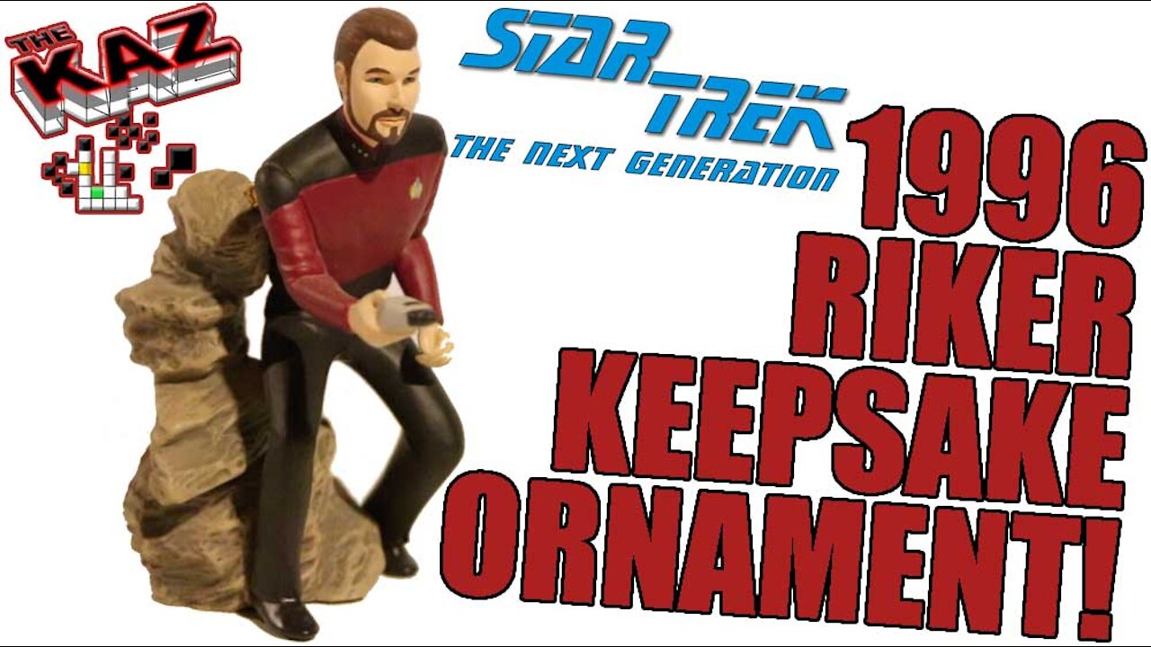 1996 Commander Wil Riker Hallmark Keepsake Ornament