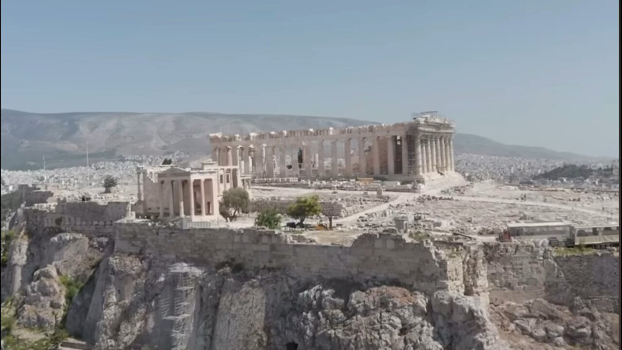 The Acropolis in Athen Greece