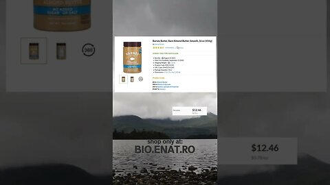 Barney Butter, Bare Almond Butter, Smooth, 16 oz 454 g