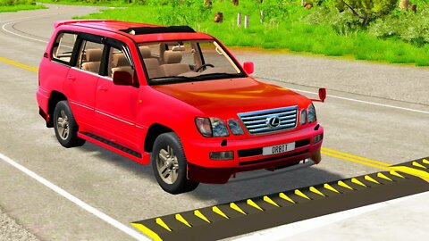 Lexus vs Spikes – BeamNG.Drive