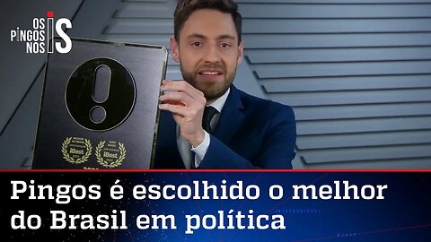 Programa 'Os Pingos nos Is' vence em duas categorias do Prêmio Ibest