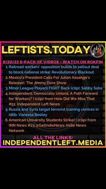 9/20: Rail Workers’ OPPOSITION BUILDS to Sellout Deal, Blocking National Strike + more!