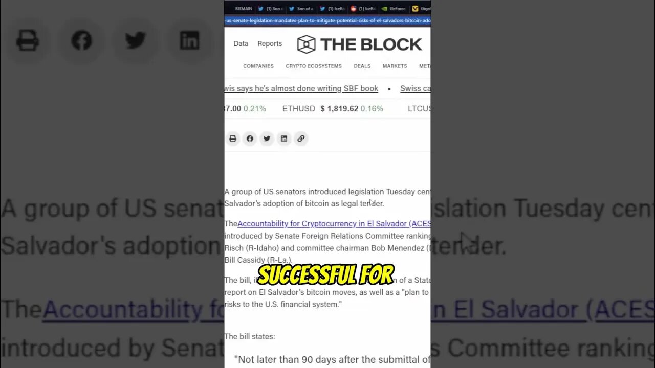 Rise of El Salvador: New Legislation to Support Cryptocurrency #cryptocurrency