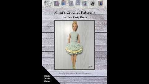 Barbie Ruffled Party Dress