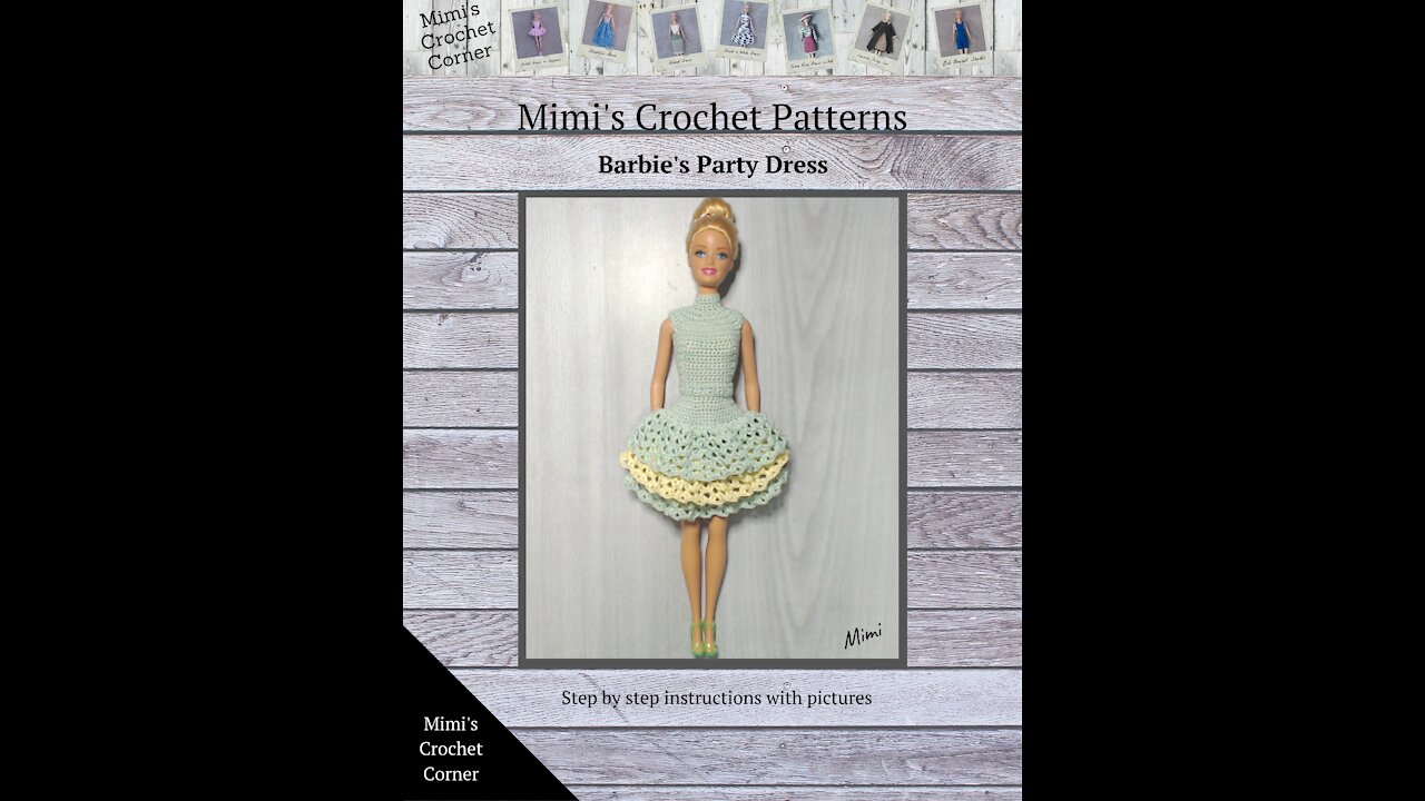 Barbie Ruffled Party Dress