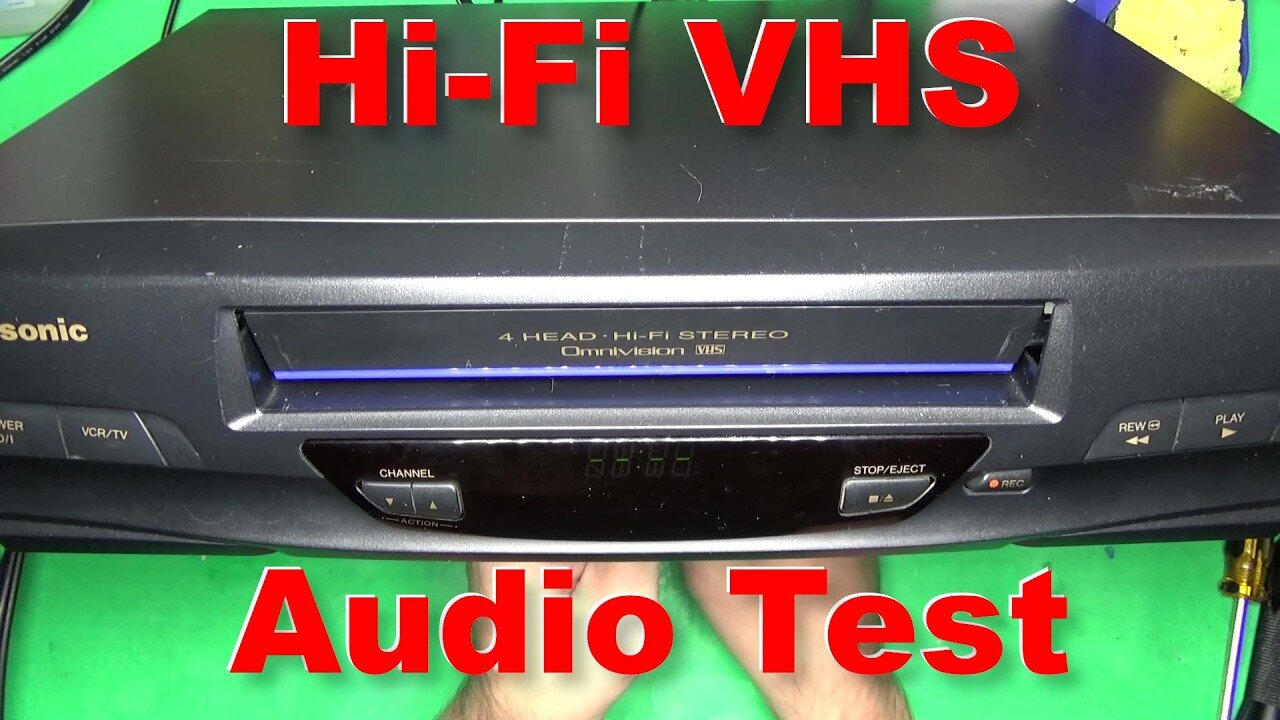 Hi-Fi Stereo VHS - Frequency Response and Music Comparisons