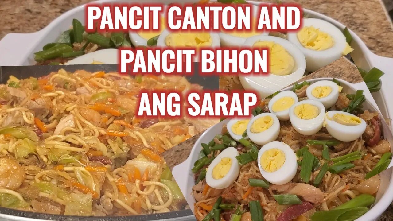 PANCIT CANTON AND PANCIT BIHON* MASARAP IPALAMAN SA PANDESAL