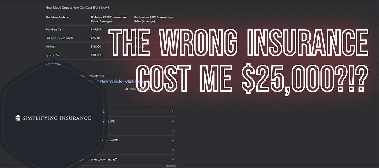 The Wrong Auto Coverage Cost Me $25,000?!?