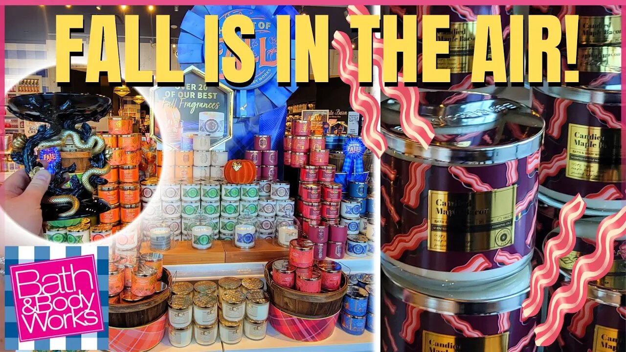 New Fall Finds! | Gold Turkey | Candied Maple Bacon | Store Walk Thru | #bathandbodyworks