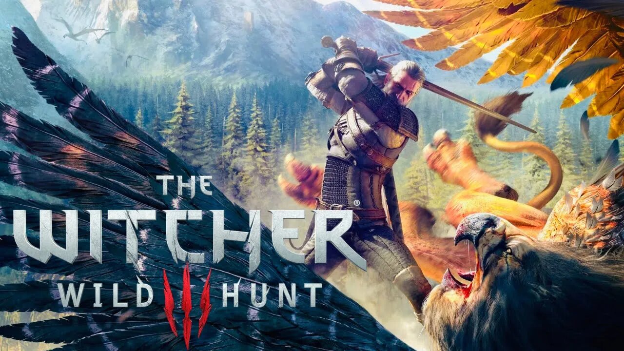 The Witcher 3 Opening and Gryphon Boss fight gameplay PS5 (No Commentary)