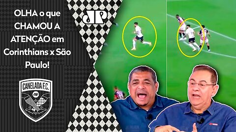 "NÃO DÁ PRA ENTENDER ISSO, gente! Ele..." OLHA o que CHAMOU A ATENÇÃO em Corinthians x São Paulo!