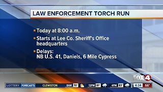 Law Enforcement Torch Run hits the streets Friday morning