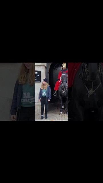 He wants to bite #horseguardsparade